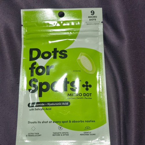 Dots for spots - for, pimple