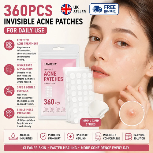 Acne patches hydrocolloid - acne, 360