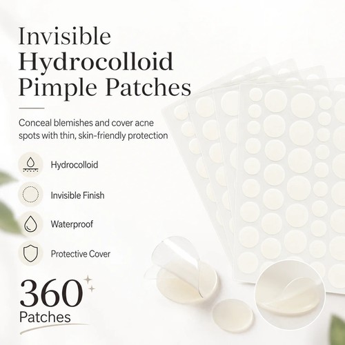 Hydrocolloid acne patches - acne, –